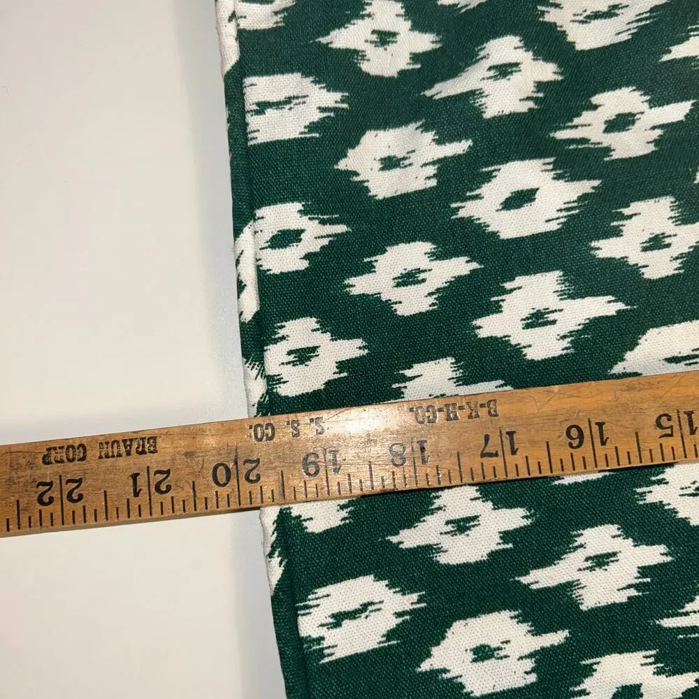 IKEA SKÅNEFJÄLLA Green Ikat Cushion Cover 20x20 100% Cotton Zip